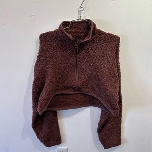 Skims Knit Cropped Pullover